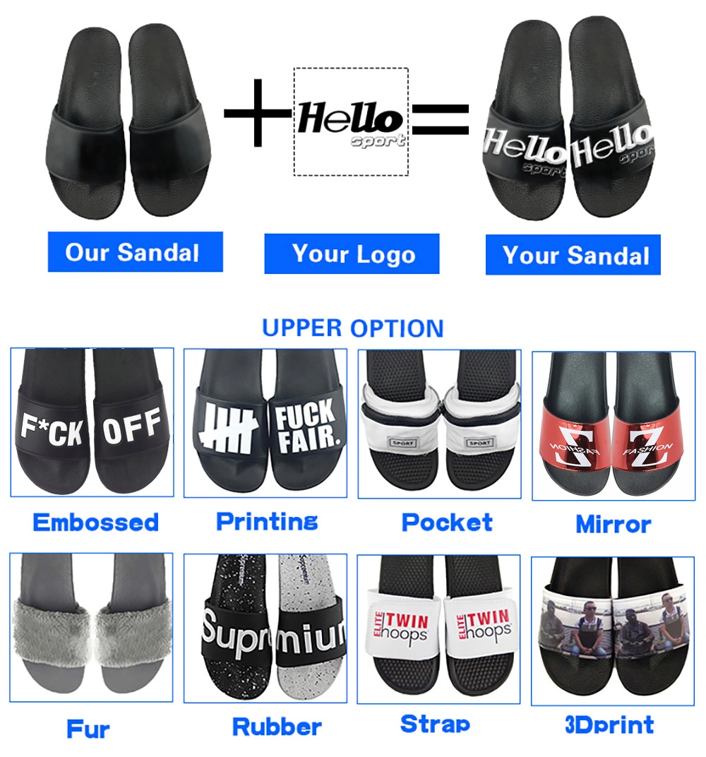 Blank Printed Mens EVA Beach Slippers, Custom Made White Slipper and EVA Sandals, Summer Mens Branded Slides Footwear EVA Slippers