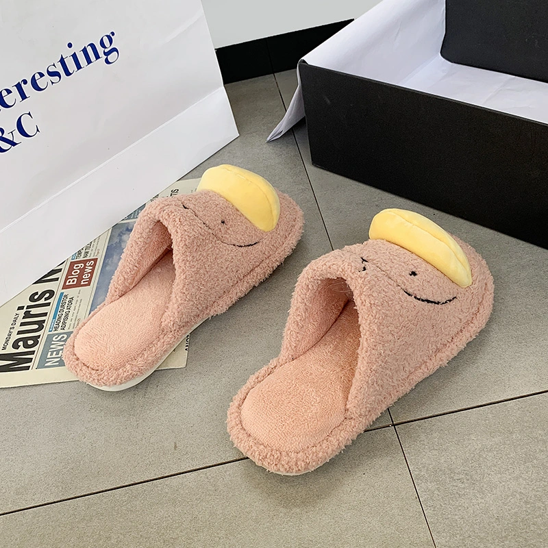 2020 Women Wholesale Fur Slippers Lovers Indoor Sandals Women Fashion Slides Warm Sandals Men Indoor Slippers