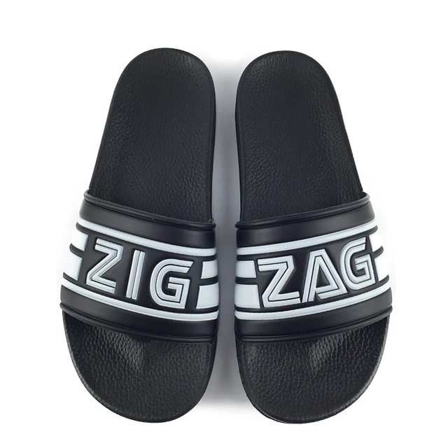 Greatshoe Fashion Men Sandal Logo Custom Slides Black Antislip Bathroom Slippers Slide Sandal