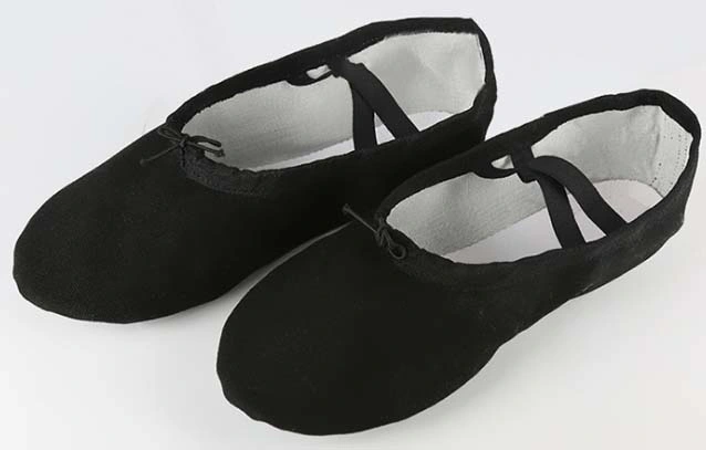 Black Durable Soft Dance Shoes Yoga Shoes Ballet Shoes