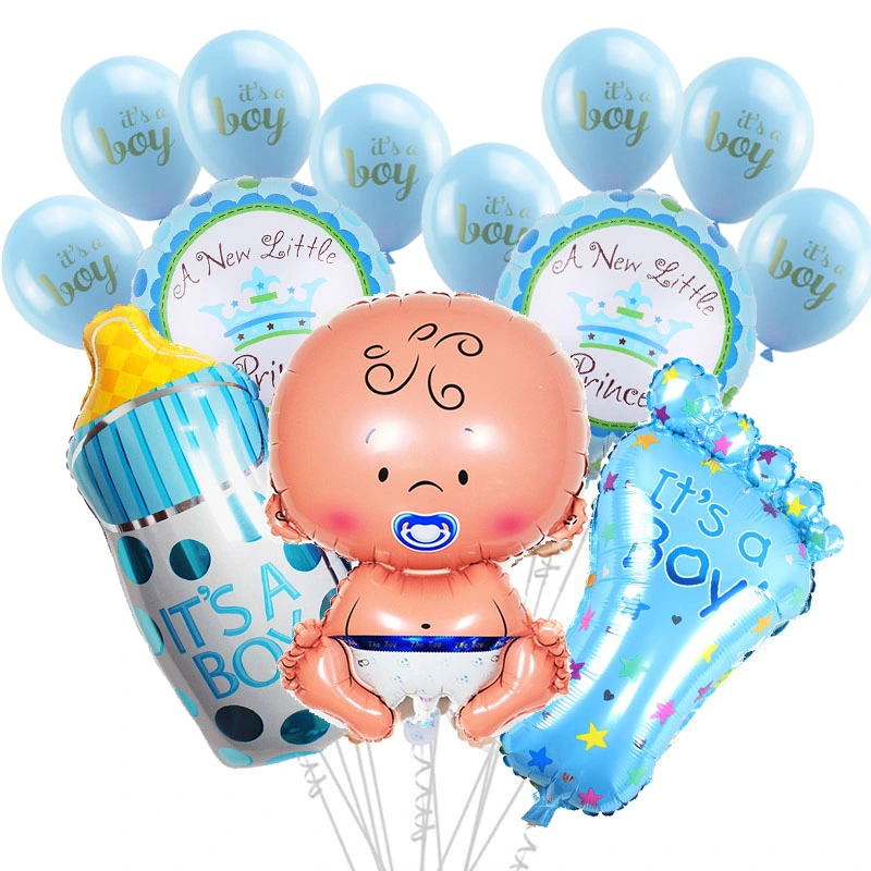 1 Set Baby Shower Baby Boy Girl Foil Balloon Its a Boy Girl Baby Shower Balloons Kids 1st Birthday Party Decorations Supplies