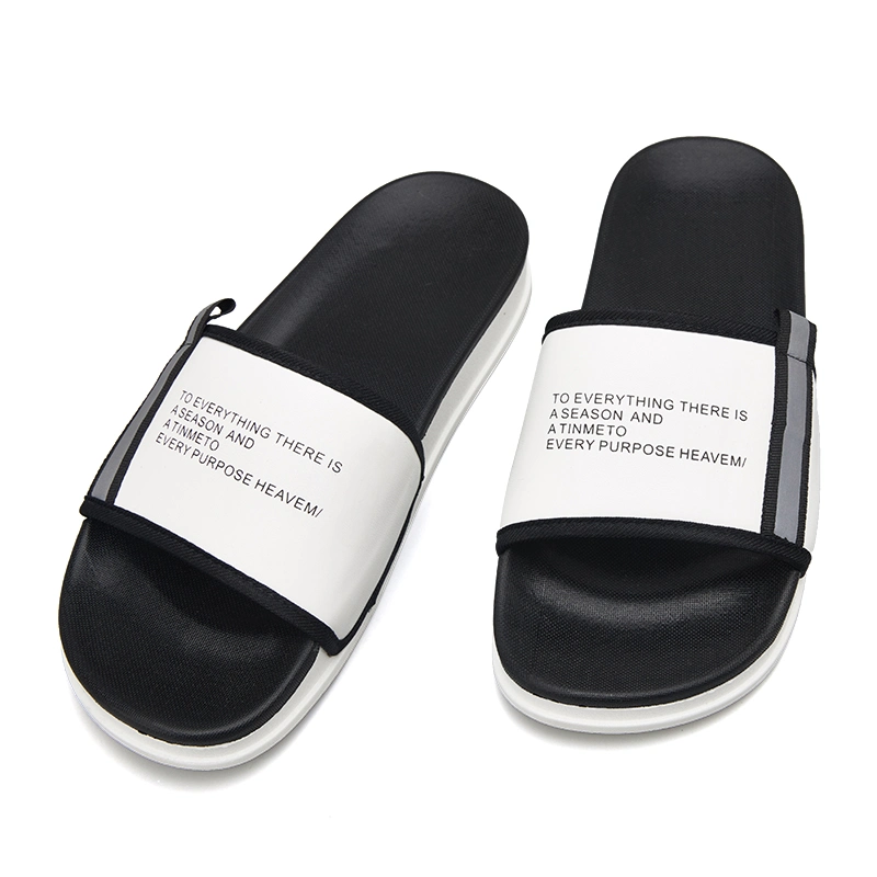 New Design Fashion Strap EVA Foa Summer Sandals Man Logo Custom Fancy Slides Slippers