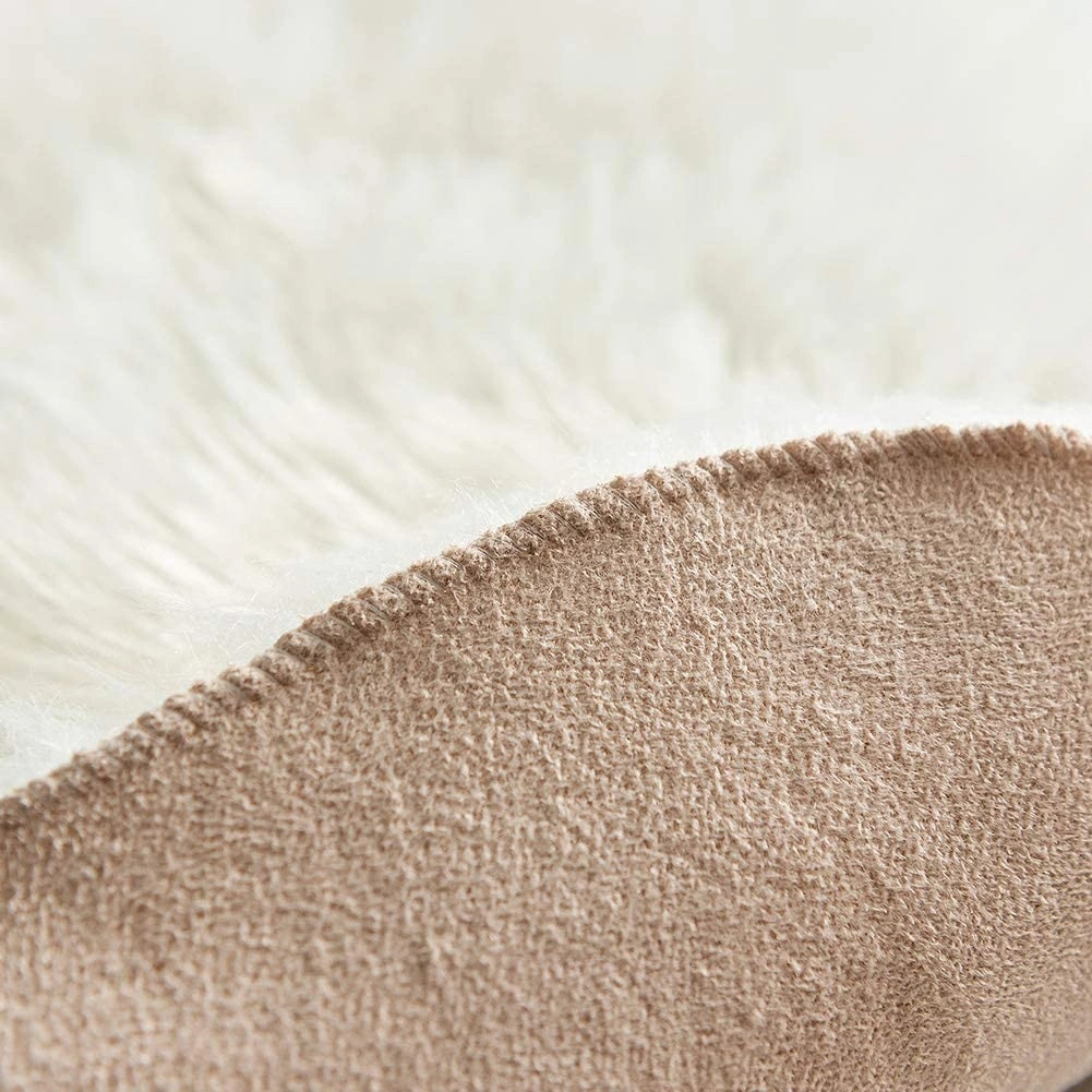 Bedroom Beside Occasion Soft Fluffy Faux Fur Sheepskin Plush Wool Rug