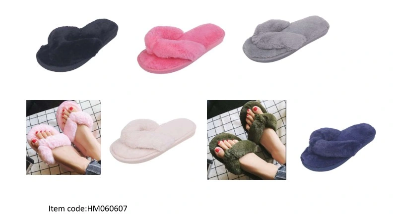 Womens Fuzzy Slippers Soft Plush Open Toe Faux Fur House Slide Sandals Indoor SPA Bedroom Flat Shoes with Elastic Strap