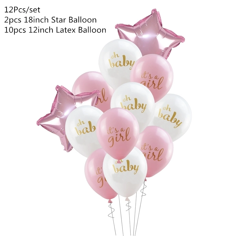 1 Set Baby Shower Baby Boy Girl Foil Balloon Its a Boy Girl Baby Shower Balloons Kids 1st Birthday Party Decorations Supplies