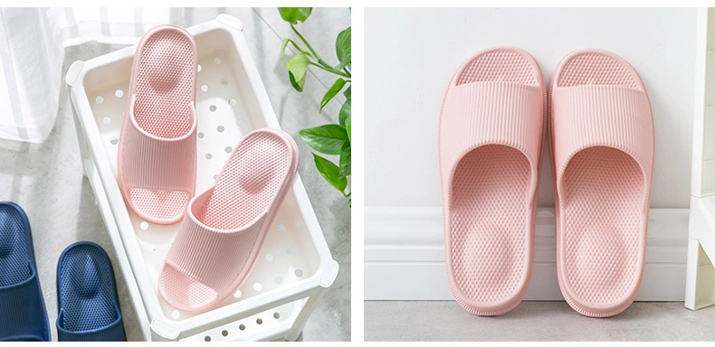 Women's Pink Slippers Female Flat Slides Sandals