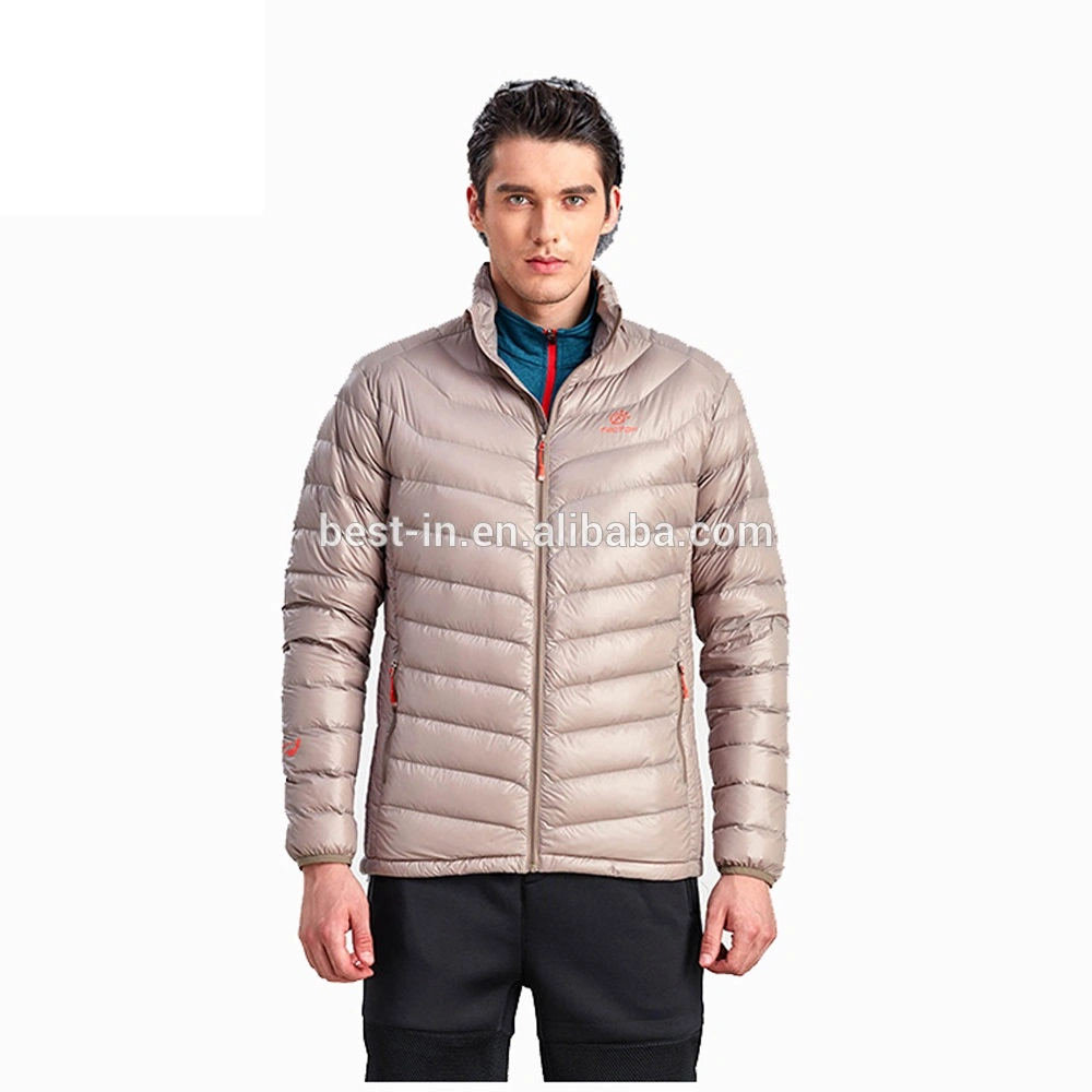 Sports Apparel Manufacturers Custom Apparel Down Coat Fabric Ultralight Mens Down Jacket for Winters