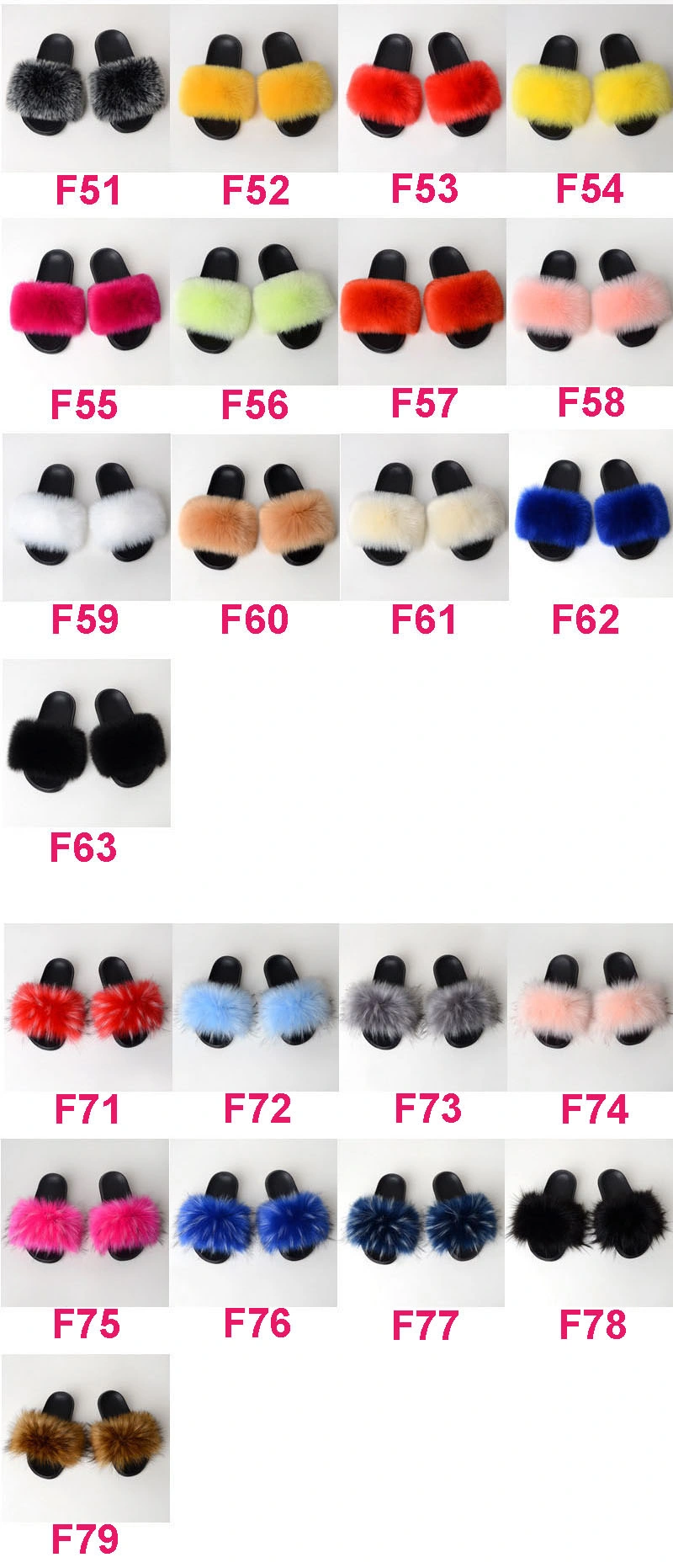 2021 Women's Fluffy Flip Flops, Faux Fur Slides Slippers Shoes, Outdoor Indoor Home Sandals