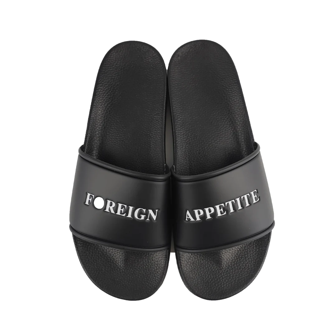 Greatshoe Black Simple Sandals Wholesale Fashion Outdoor Home Men's Slippers