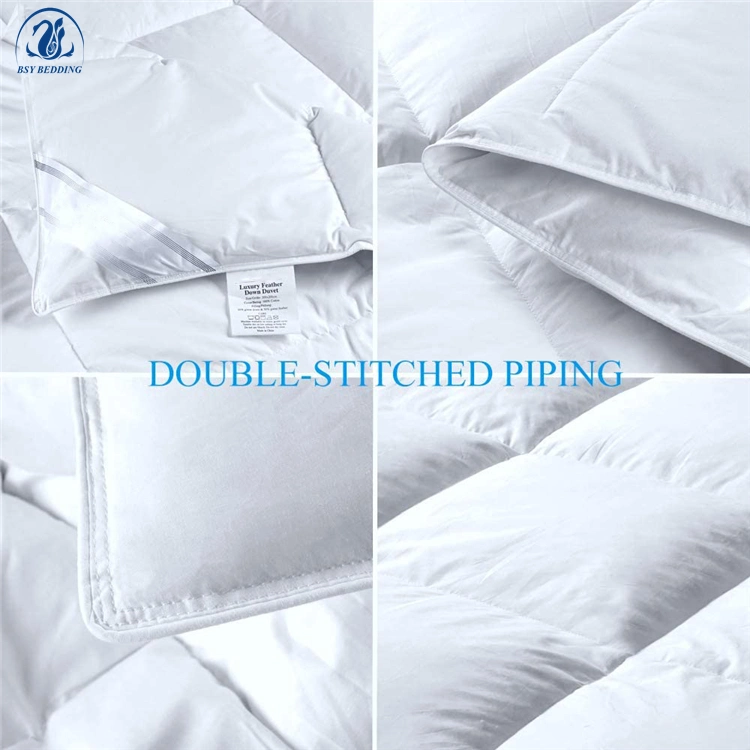 Hot Selling White Duck High Quality Microfiber Duck Down Duvet