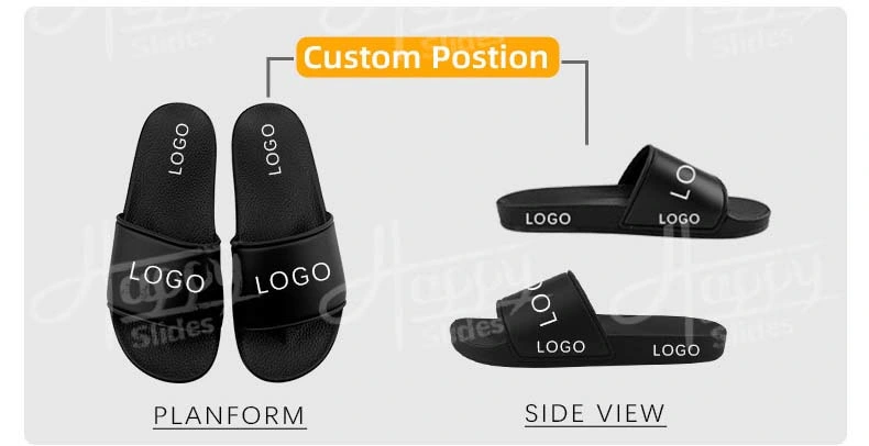 Blue Slide Slippers Custom, Wholesale Sandals Custom Slides Men Slippers, Wholesale Slippers Fashion Custom Logo Slide Sandl