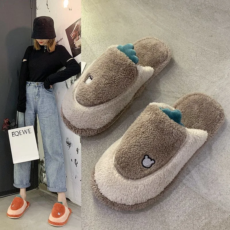 2020 Girls Wholesale Fur Slides Women Sandals Ladies Casual Outdoor Fur Slippers Boy Warm Indoor Sandals