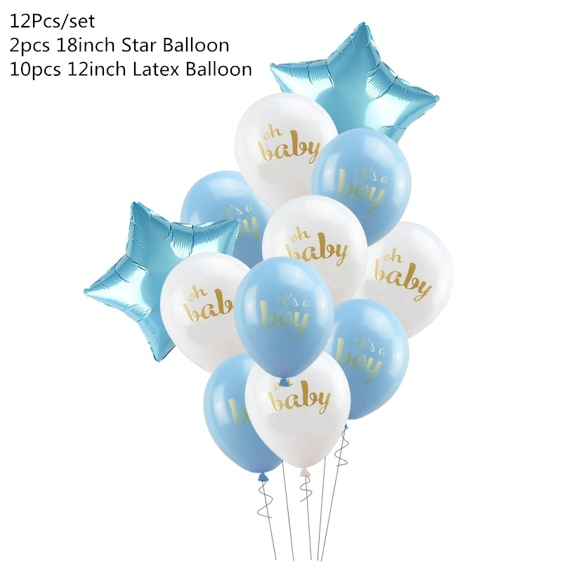 1 Set Baby Shower Baby Boy Girl Foil Balloon Its a Boy Girl Baby Shower Balloons Kids 1st Birthday Party Decorations Supplies