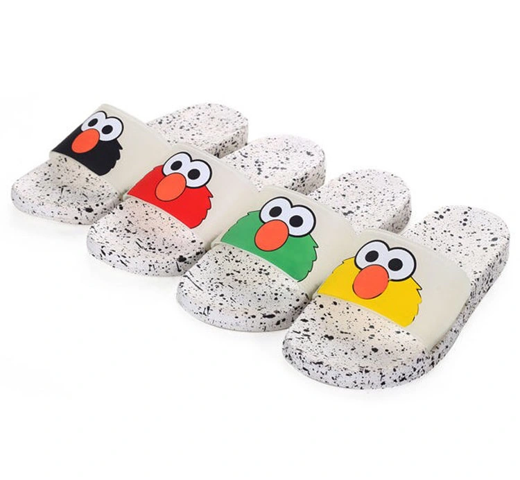 Beach Indoor PVC Slide Slipper Animal Print Cute Chick Woman Lady Slide Sandal Slippers