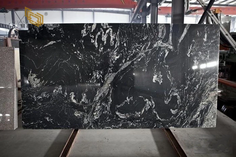 Natural Stone Royal Ballet Black Granite Stone for Bathroom Countertop/Flooring/Wall