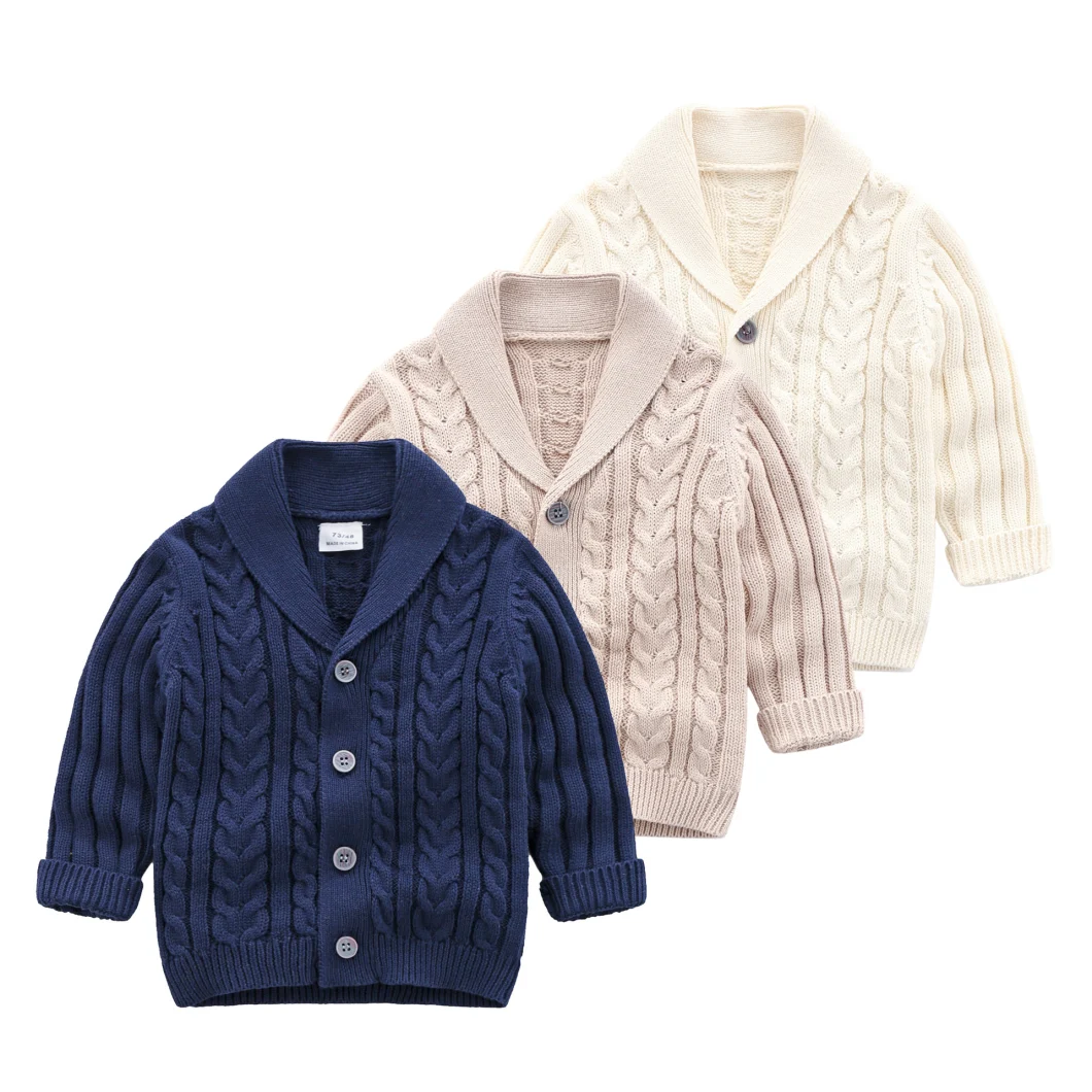 Baby Knitted Clothing Boy's Cardigan Jacket Baby Clothes