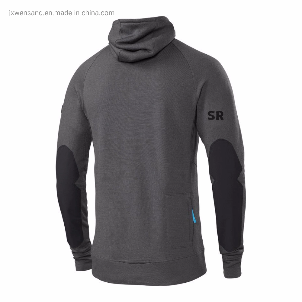 Sports and Outdoor Australian Merino Wool Clothes Men's Full Zip Baselayer Sweatershit Tops