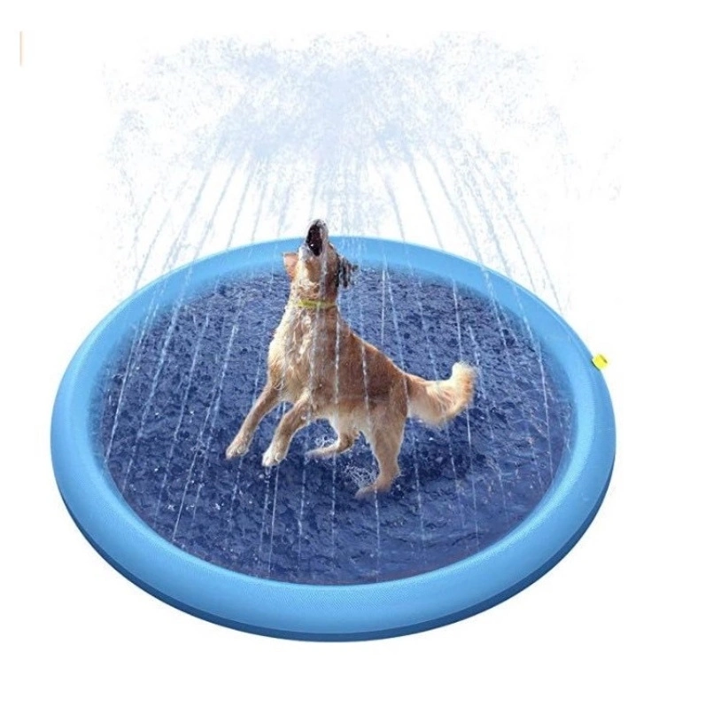 New Anti-Skid Pet Water Spray Mat, PVC Children Outdoor Water Spray Mat Splash Pad Sp1010