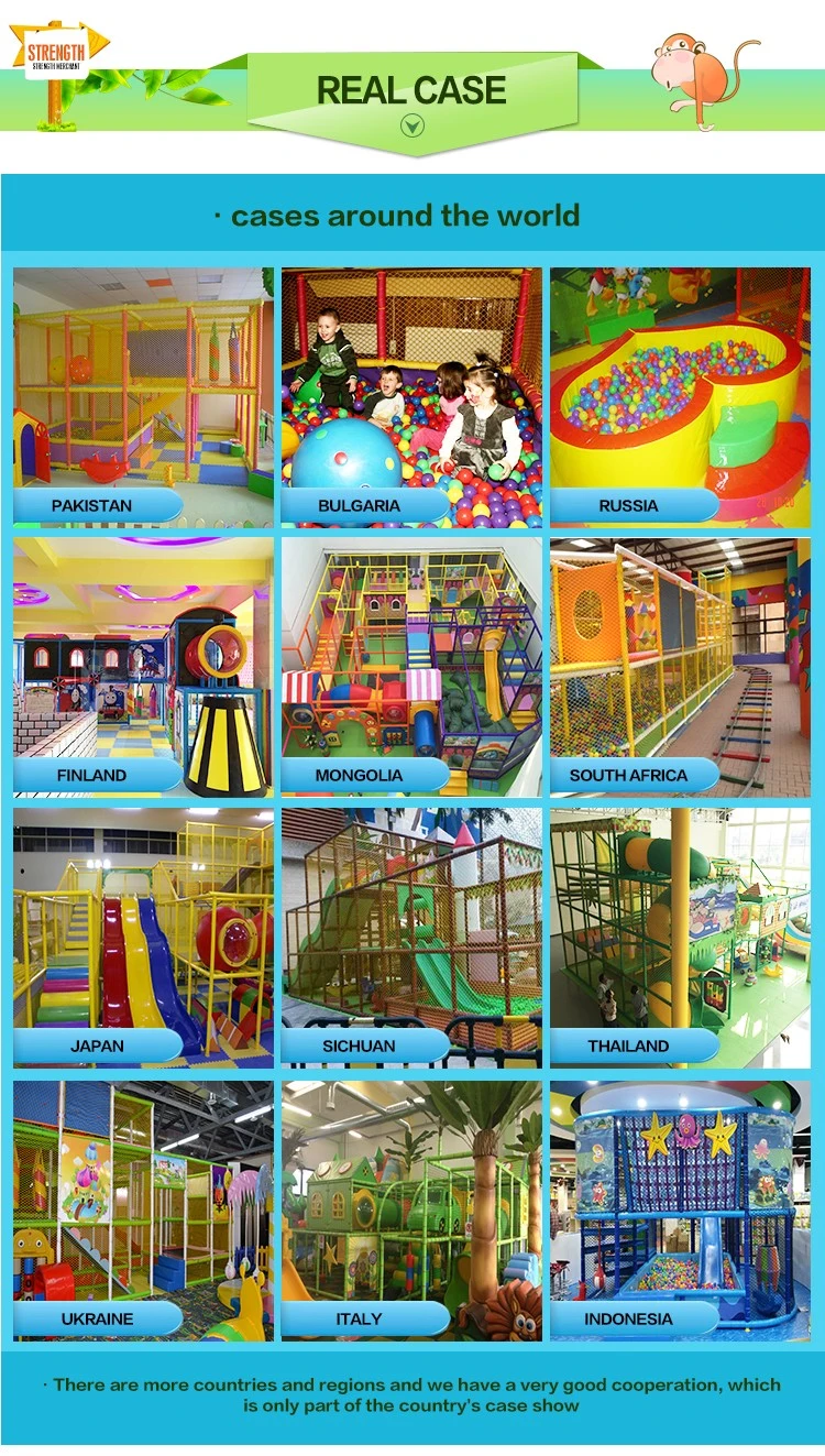 Children Commercial Plastic Indoor Playground Equipment Parts, Kids Soft Play Games Naughty Castle