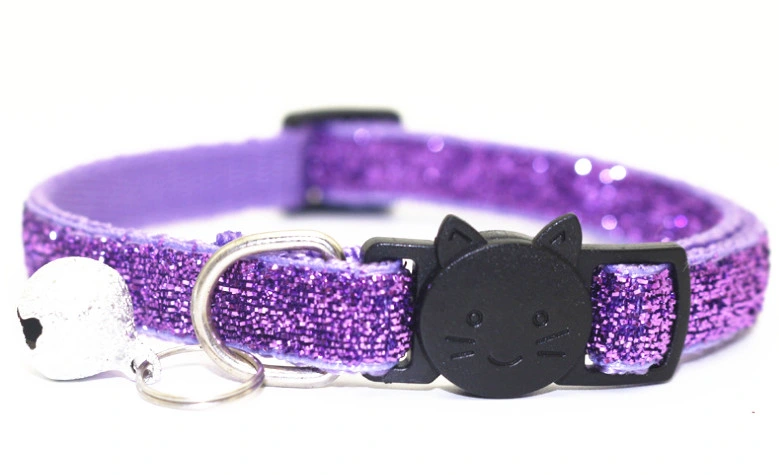 Promotional Pet Products Dog Training Collar Glitter Nylon Dog Collar