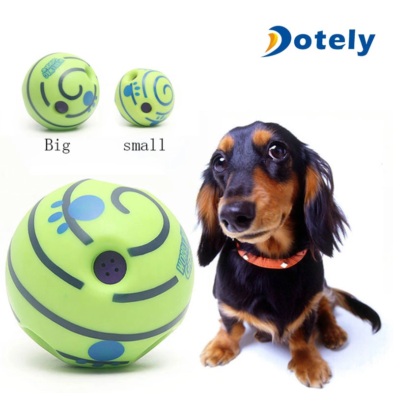 Wobble Wag Giggle Ball Pet Dog Play Training Toys