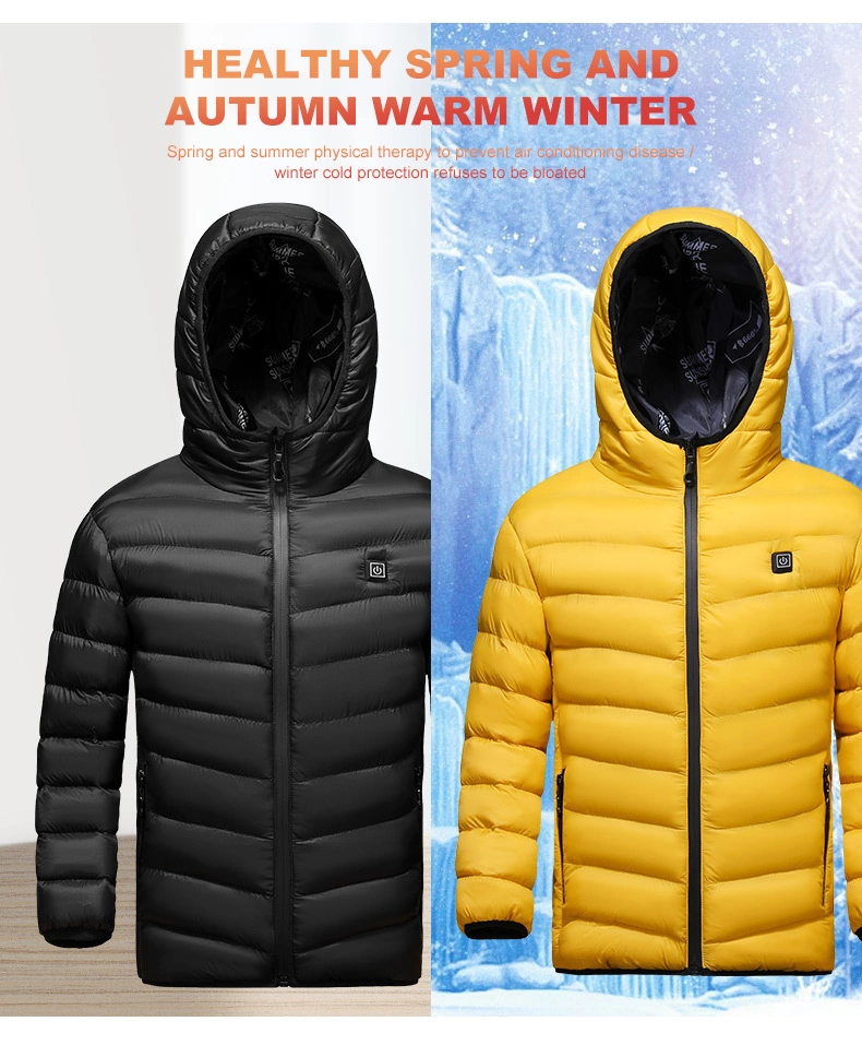 USB Interface Smart Electric Heated Jacket Winter Warm Kids Th23001