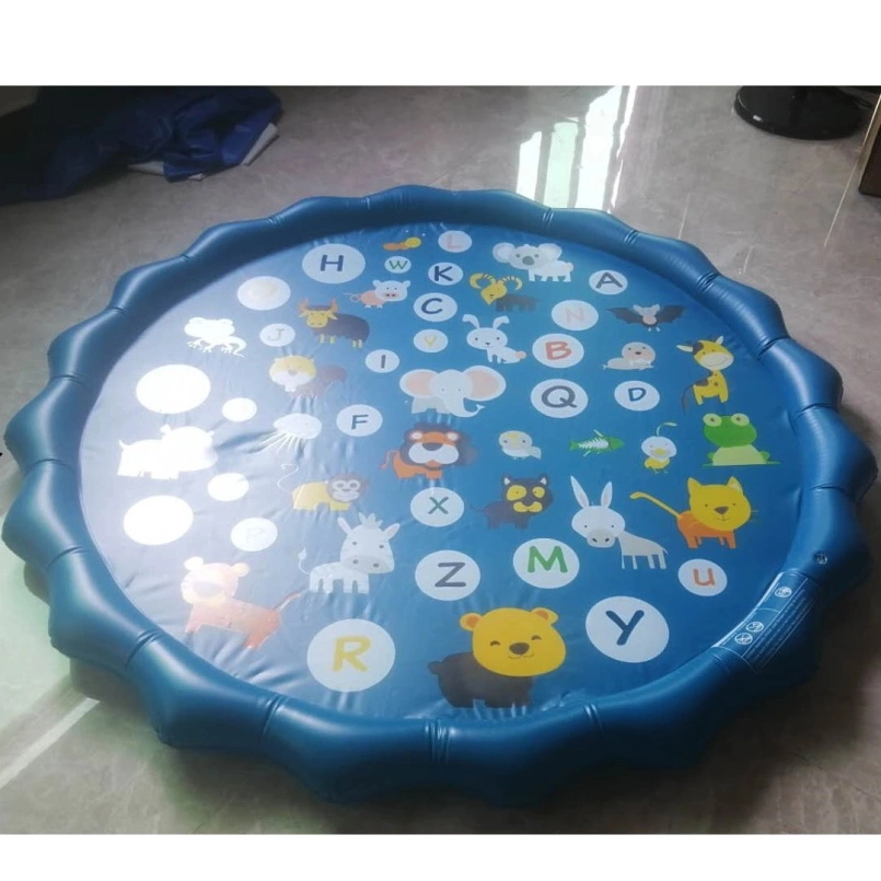 New Anti-Skid Pet Water Spray Mat, PVC Children Outdoor Water Spray Mat Splash Pad Sp1010