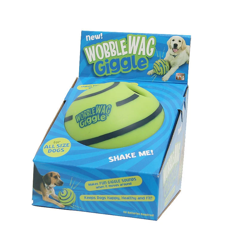 Wobble Wag Giggle Ball Pet Dog Play Training Toys