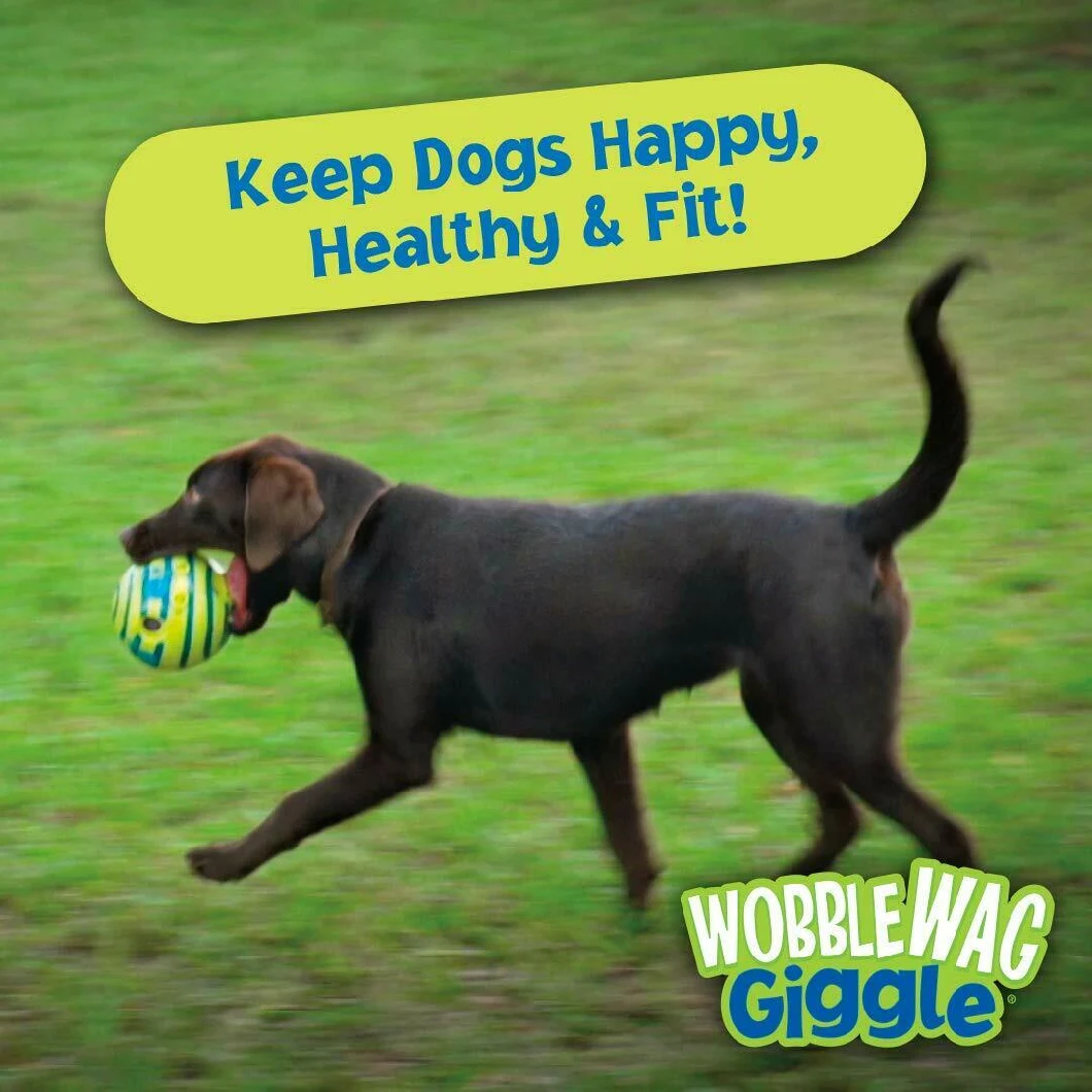 Wobble Wag Giggle Ball Pet Dog Play Training Toys