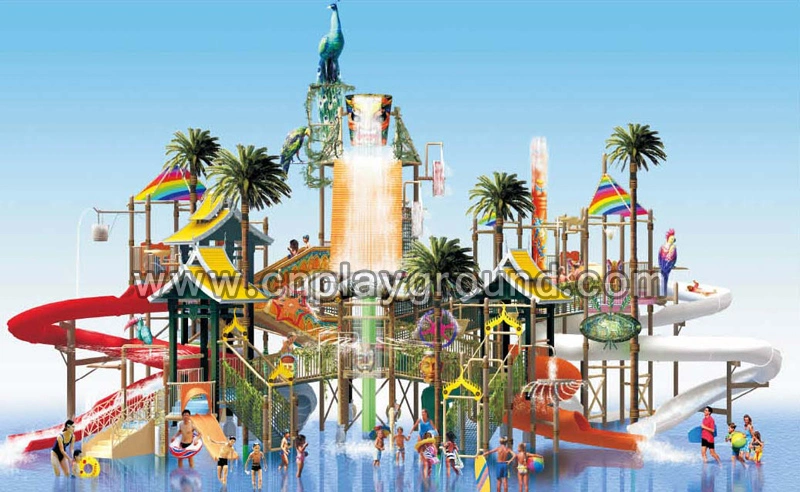 Amusement Park Outdoor Gigantic Water Playground Equipment (HHK-10401)