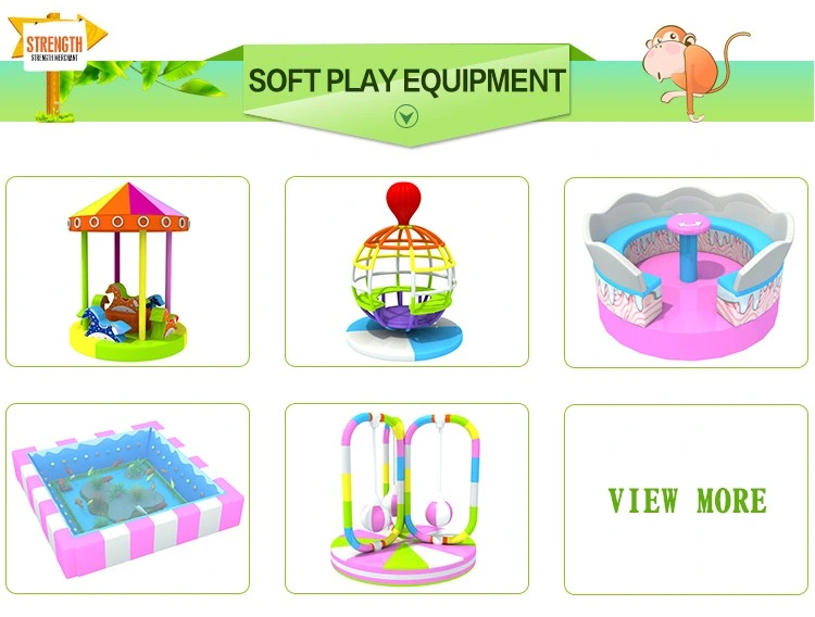 Children Commercial Plastic Indoor Playground Equipment Parts, Kids Soft Play Games Naughty Castle