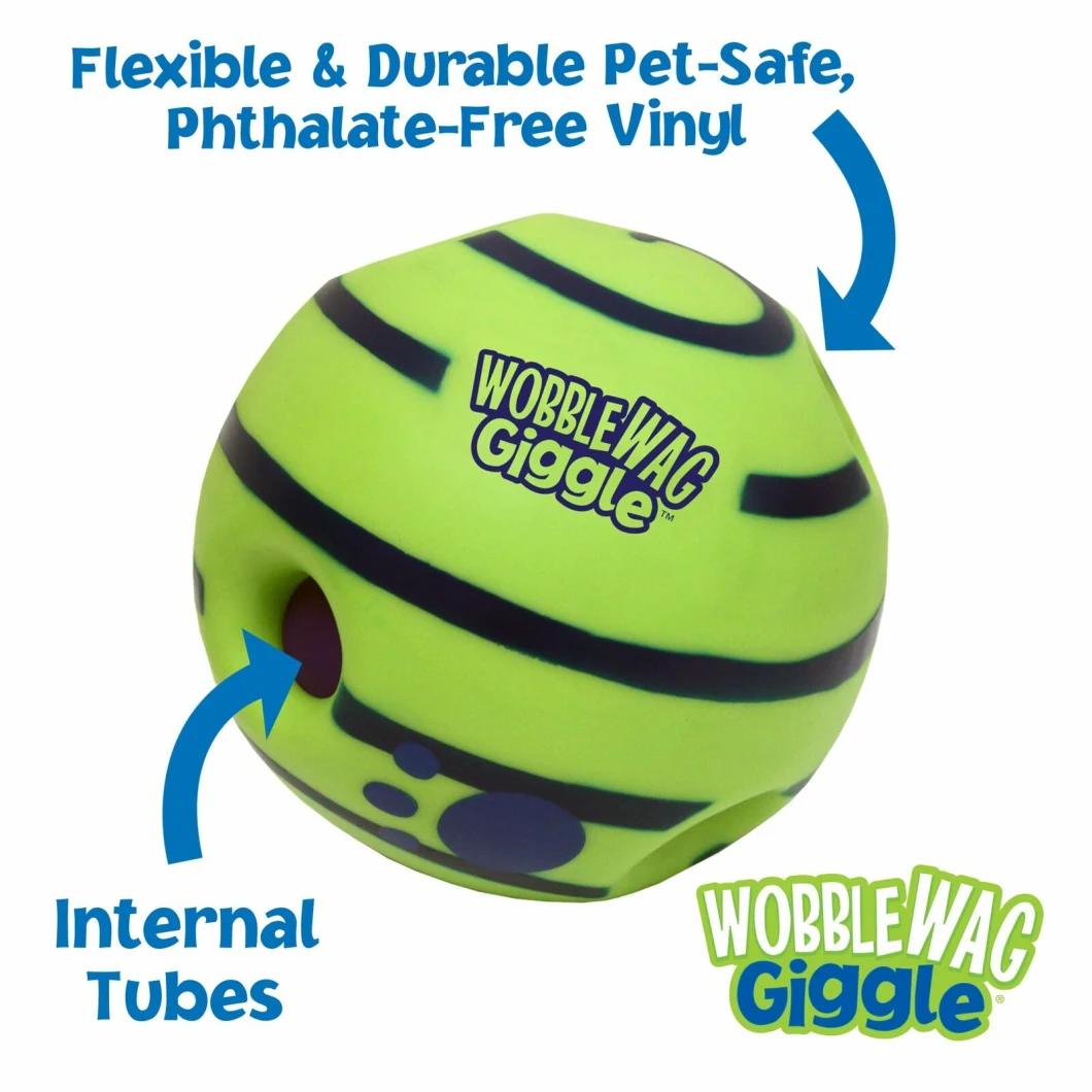 Wobble Wag Giggle Ball Pet Dog Play Training Toys