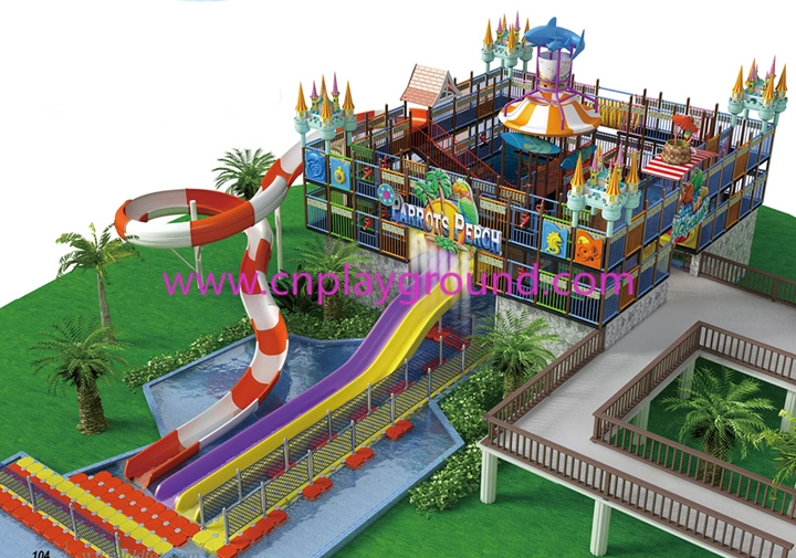 Amusement Park Outdoor Gigantic Water Playground Equipment (HHK-10401)