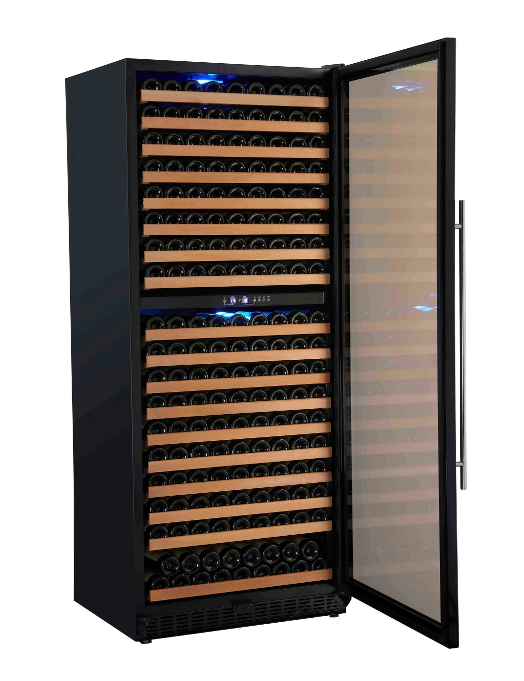 287 Bottle Built-in Dual Zone Commercial Wine Cooler, 32 Inch Wide