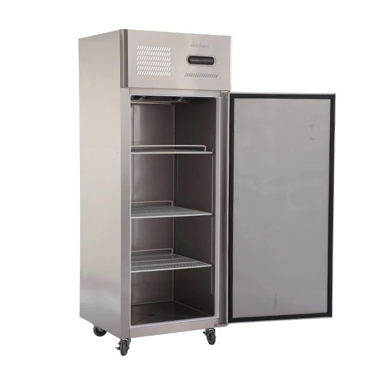 Commercial Single Door Stainless Steel Upright Deep Freezer Refrigerator