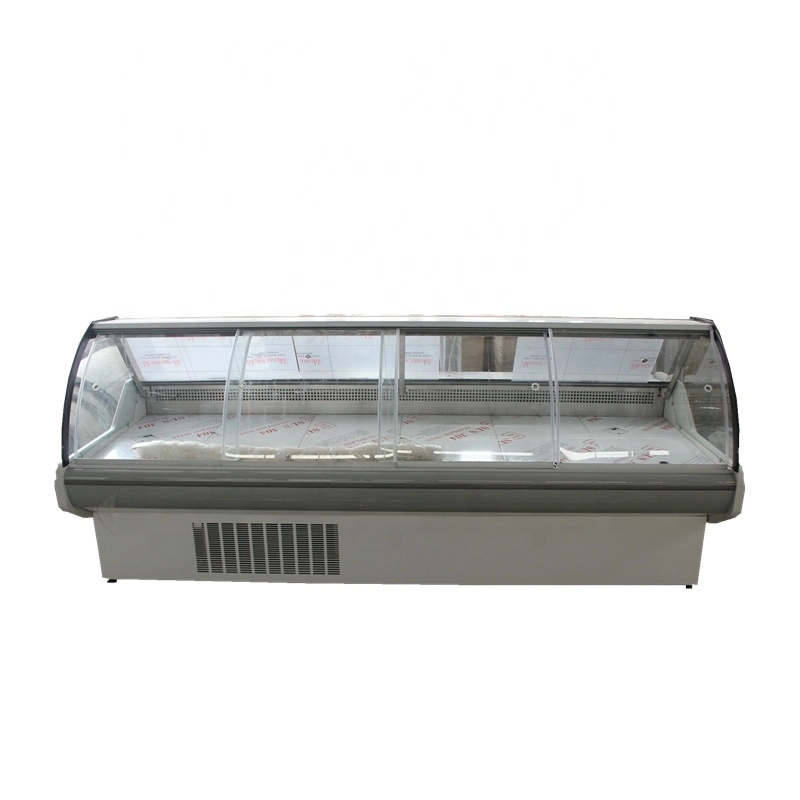 Supermarket Open Top Deli Showcase Cooler with Danfoss Compressor