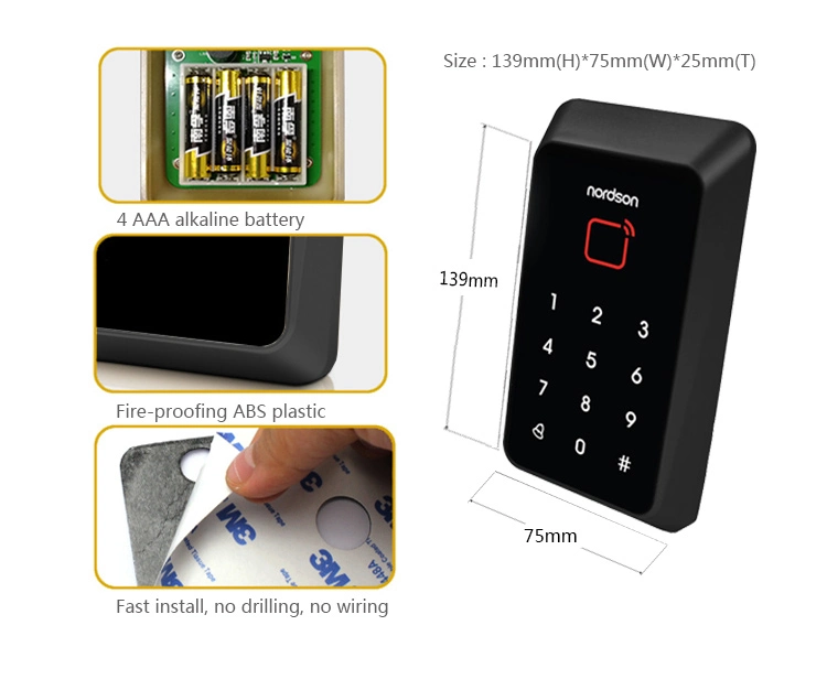 315MHz Radio Frequency Wireless Remote Keypad Card Reader Door Access Control System Set