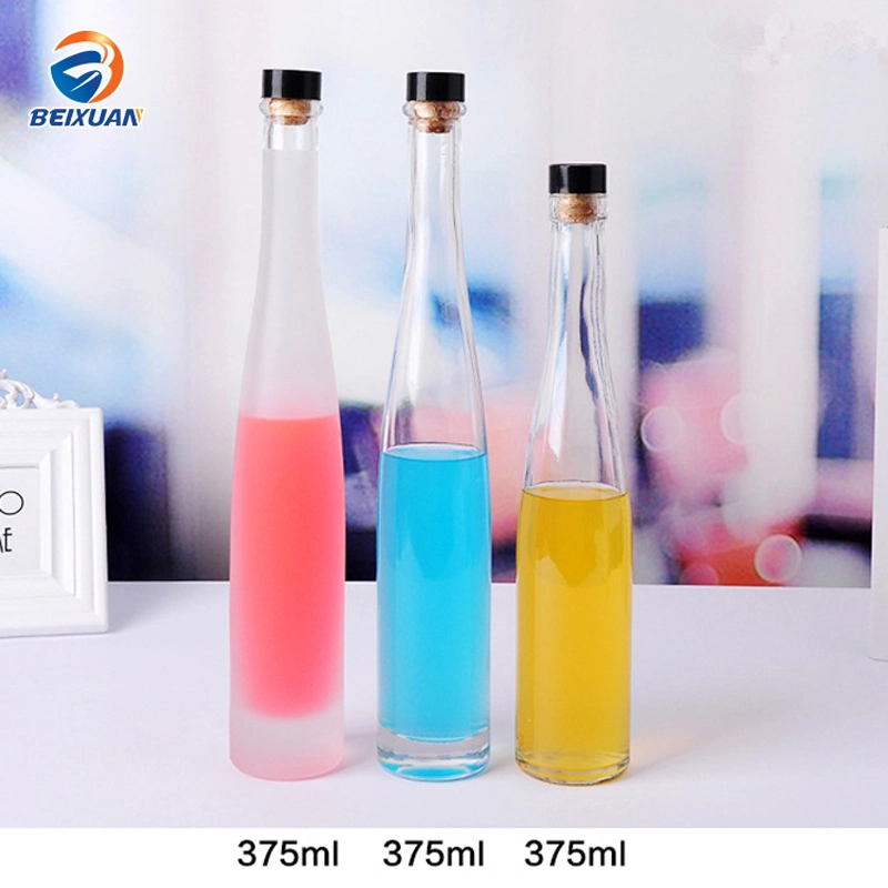 Wholesale Round Glass Fruit Wine or Ice Wine Beverage Bottle