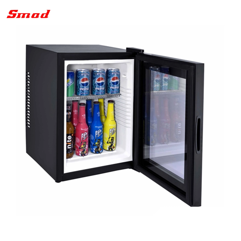 32L Glass Door Thermoelectric Beverage Cooler Display Showcase Minibar Fridge