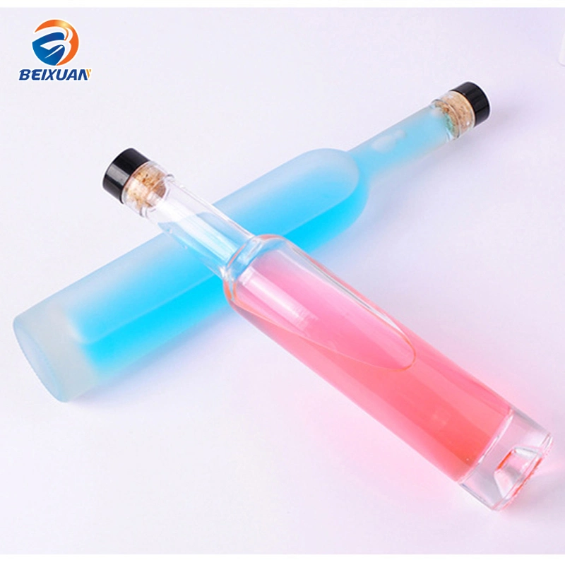 Wholesale Round Glass Fruit Wine or Ice Wine Beverage Bottle