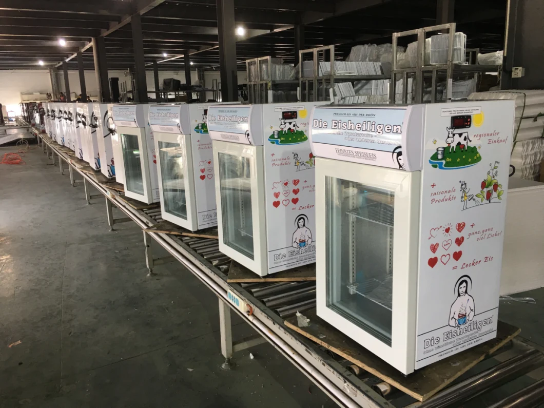 China Hight Quality Mini Upright Display Ice Cream Showcase Freezer supplier SD-50L