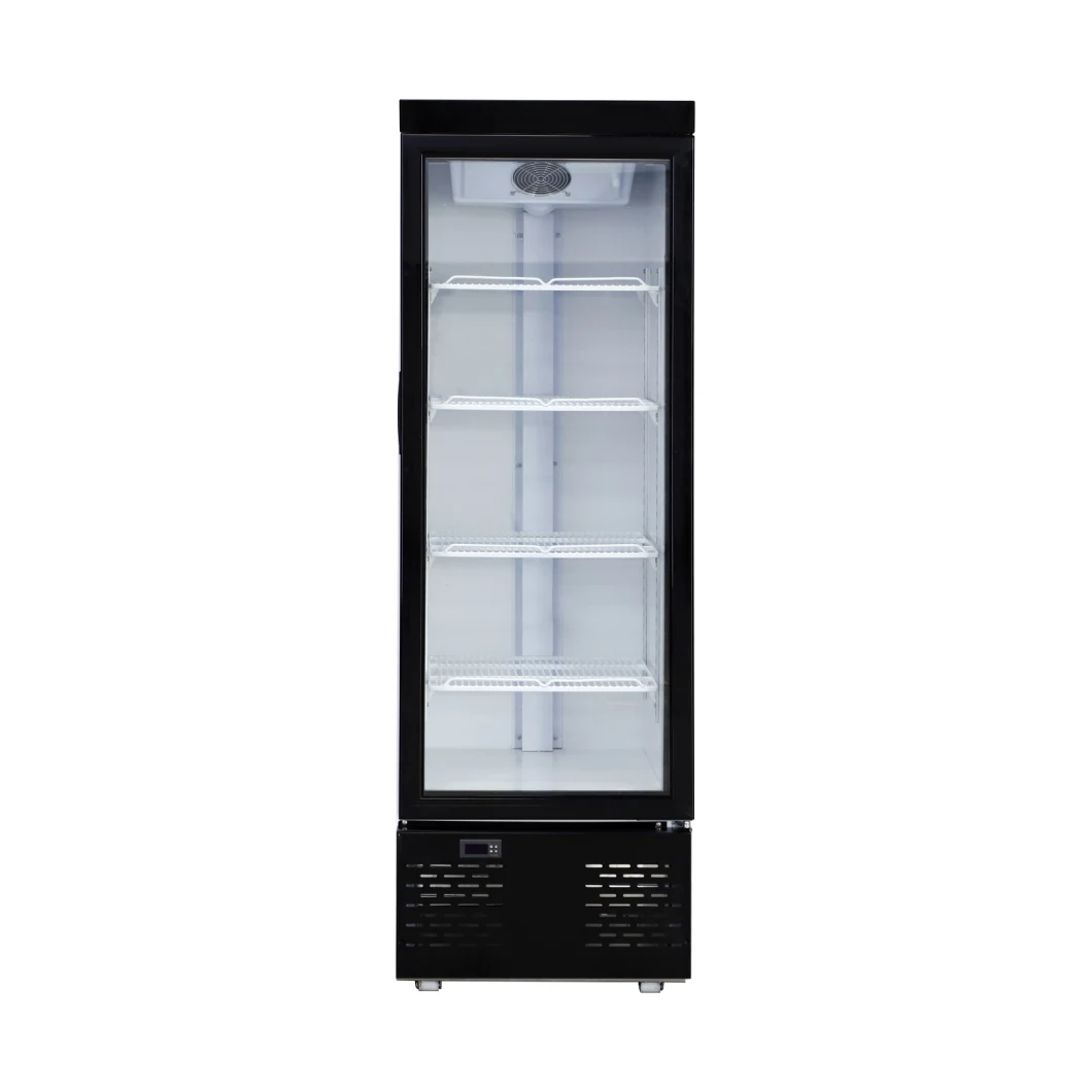 36cuft Double Glass Door Showcase Supermarket Refrigerated No Frost Beverage Display Showcase Freezer