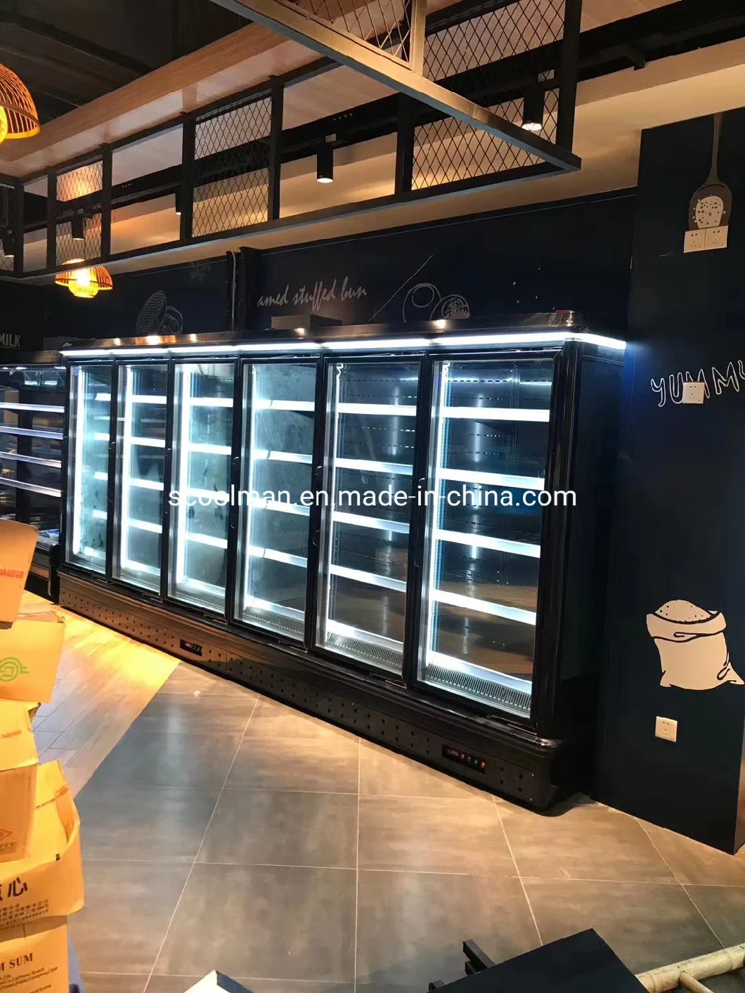 3 Glass Door Display Fridge for Coca Cola and Pepsi