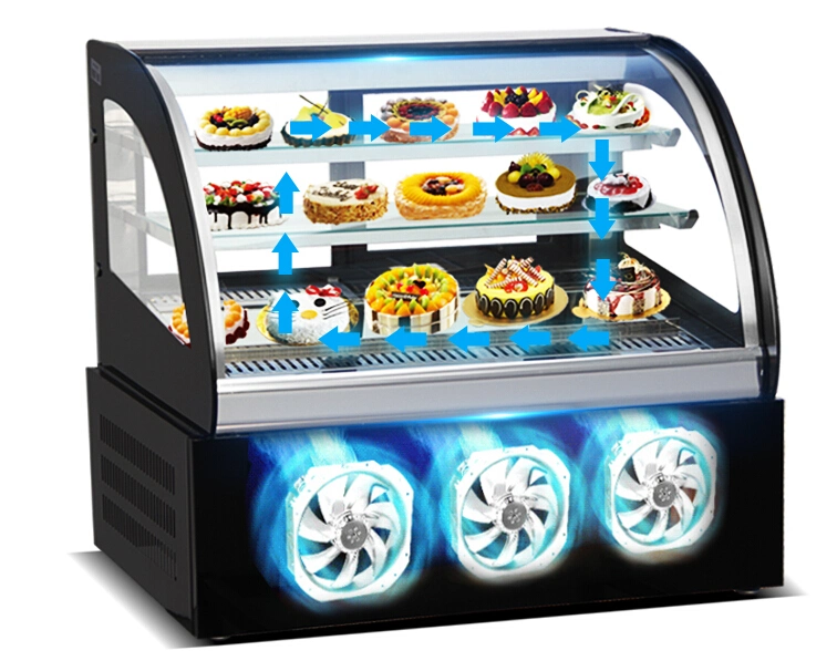 Commercial Supermarket Shop Strore Cake Display Showcase Cooler