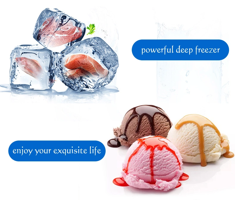 160L Mini Ice Cream Chest Freezer Showcase Sliding Glass Door Display Freezer
