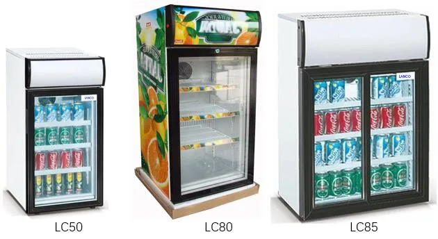 Direct Cooling Commercial Freezer Drink Cooler Showcase Refrigerator Beverage Fridge