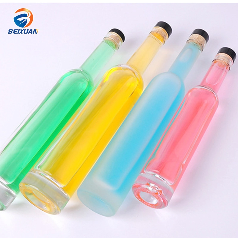 Wholesale Round Glass Fruit Wine or Ice Wine Beverage Bottle