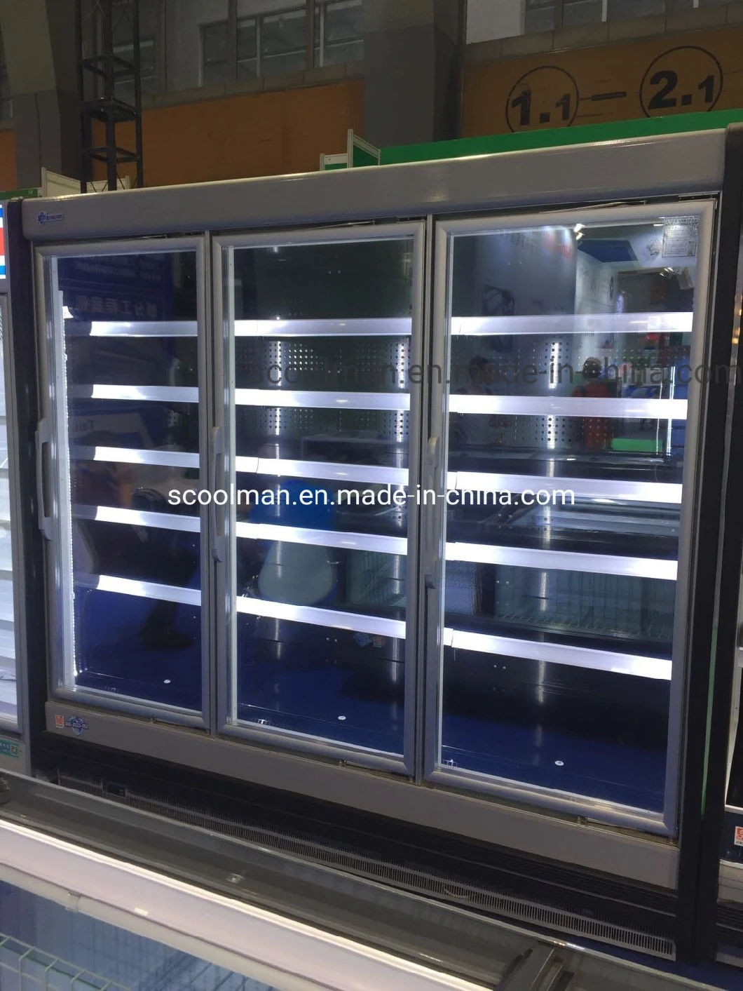 3 Glass Door Display Fridge for Coca Cola and Pepsi