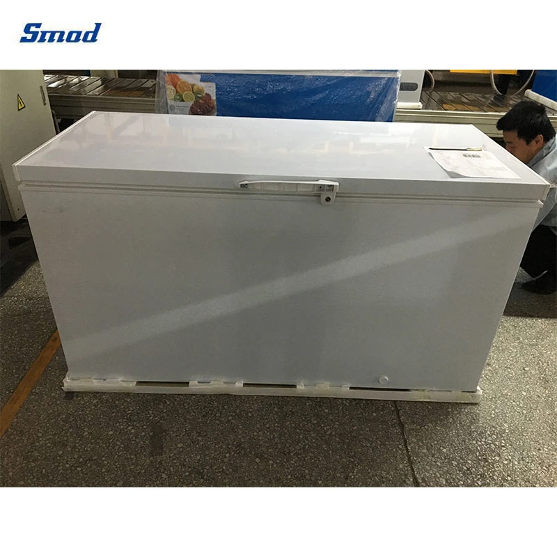 95L White Mini Single Solid Door Small Portable Deep Chest Freezer