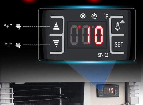 Smeta Glass Refrigerator Commercial Auto Defrost Cake Display Fridge